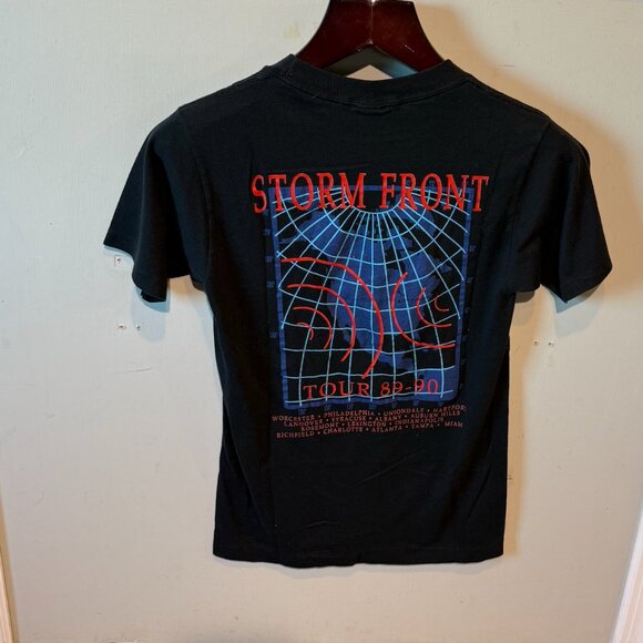Vintage Single Stitch Billy Joel 1989 Storm Front Tour T-Shirt 2-Sided Size Med - Picture 6 of 8